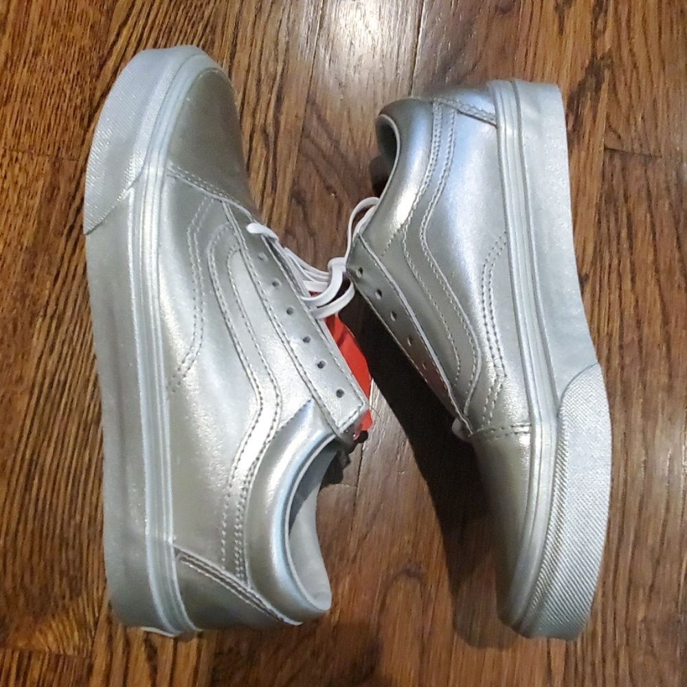 Silver Vans Size 7.5
